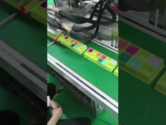 पंद्रह रंगीन सौंदर्य प्रसाधन क्रीम या आईशैडो भरने की मशीनें 3000x200 मिमी पानी कन्वेयर बेल्ट के साथ