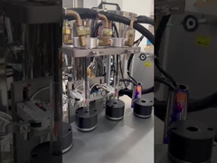 सटीक कॉस्मेटिक क्रीम भरने की मशीन दो रंग क्रीम जार भरने की मशीन एसी मोटर के साथ