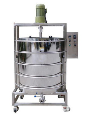 लिपस्टिक उत्पादन लाइन 500L बड़ी मात्रा में विघटन टैंक मोम बाम लिपस्टिक