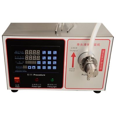 अर्ध स्वचालित गियर पंप भरने की मशीन 1ml-500ml भरने की मात्रा